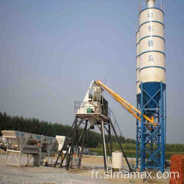 Station de mélange de béton du site de construction HZS35